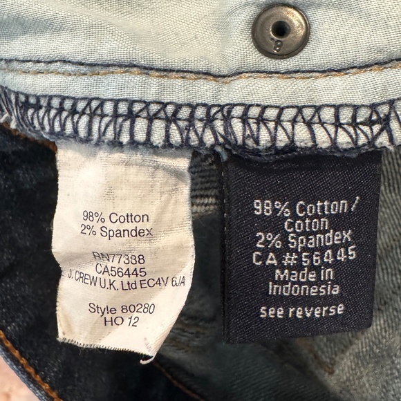 J CREW MATCHSTICK JEANS | LUELLA WASH | 29S - Picture 9 of 9